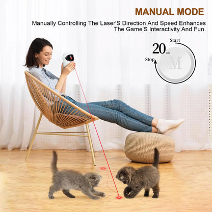 Avyrn SpinChase™ — Auto-Rotating Laser Pet Toy