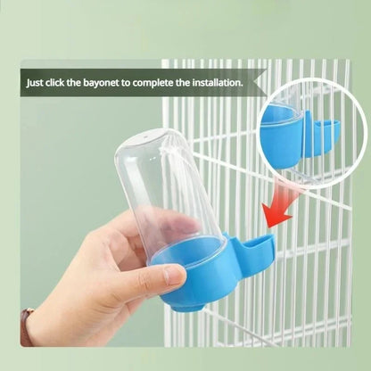 Hanging Pet Feeder Water Dispenser Pet Bird Food Box Squirrel Parrot Cage Accessories Birds Supplies