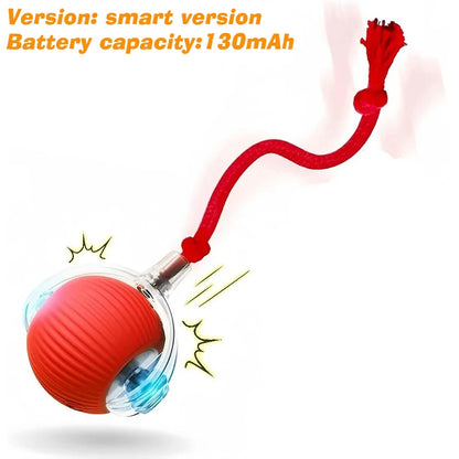 New Dog Interactive Ball Toy,Automatic Rolling Dog Ball Rechargeable,Smart Puppy Interactive Toy,Intelligent Balls Toy for Dogs