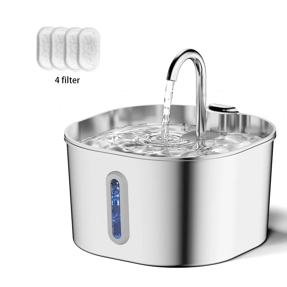 Avyrn ClearFlow™ — 2.2L Filtered Automatic Pet Fountain